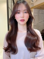 グランド(GRAND)&nbsp;ロングヘア30代40代ストレートレイヤー前髪なし前髪あり表参道