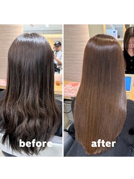 アース 渋谷店(HAIR&MAKE EARTH) ロングの美髪縮毛矯正