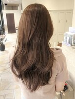 ジアン バイ ミルボン 西宮ガーデンズプラス(GIEN by milbon) ブリーチなしマロンベージュ透明感カラー