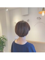 ハッコ 下赤塚店(hacco) 艶系ショートボブ/グレーベージュ/フレンチカジュアル/白髪