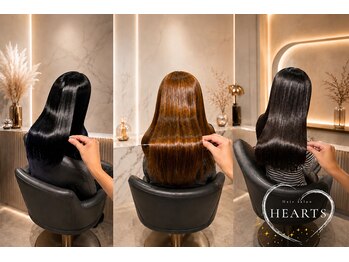 HEARTS【9/14 NEW OPEN(予定)】の写真/透明感のあるデザインと憧れの艶髪。手触り◎なストレートで心躍る体験を♪