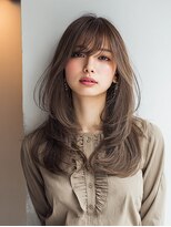 ダル 渋谷/表参道(DAL.)&nbsp;レイヤーカット/ダークグレージュ/ハッシュカット/前髪