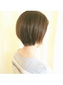 キュアストレートでナチュラルボブ