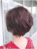 【AMAZING HAIR 美沢店/溝手】立体感ふんわり丸みショート