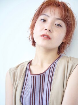 フォト 新宿(foto) グレーベージュ前髪パーマレイヤーカットダブルカラー髪質改善