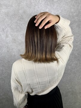 ラフェスタヘア 和歌山駅前店(Lafesta HAIR) 外ハネボブ×ハイライト