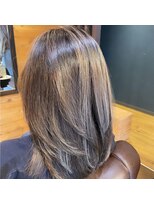 ネスタ ヘアー グラウンド(NESTA hair ground)&nbsp;バレイヤージュ×グレージュ