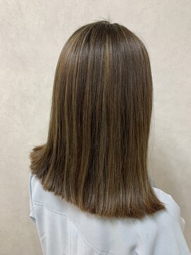 テーラ 船橋店(TELA) ワンレングス×ハイライト　【TELAHAIR 船橋】