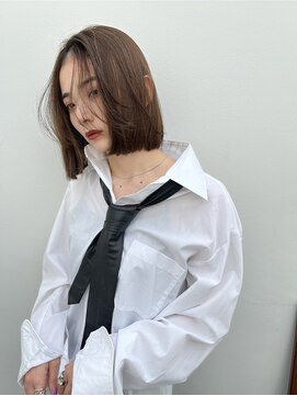カート バイ デコ(Kurt by DECO) ブリーチ無し明るめブラウンbob 英心
