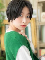 カバーヘア ブリス 上尾西口店(COVER HAIR bliss) センターパートミニボブショートマッシュh2上尾20代30代40代!