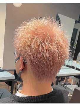 スキル(SKILL) スパイキーショート ピンクカラー