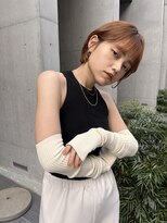 ロンドプロフィール 浦和(Lond profil)&nbsp;前髪カット顔まわり似合わせ外ハネくびれレイヤーミディ