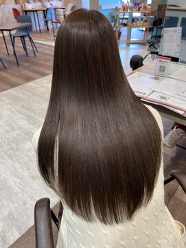 ザ ラブズ ラフズ ヘアー 本店(the loves laughs hair) 艶髪ベージュ/髪質改善ストレート