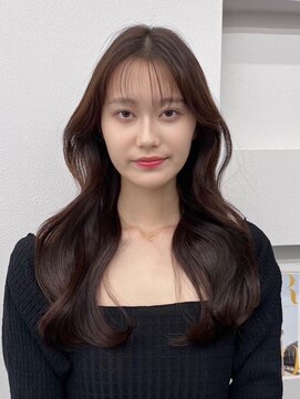 レビジュヘアー 桂店(LEVIJU HAIR) 韓国風レイヤー＋艶カラー