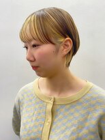 パドル(Paddle)&nbsp;マッシュショート/フェイスフレーミング/インナーカラー