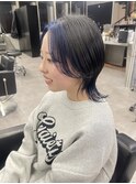 ブルーセクションカラー×ハンサムウルフ