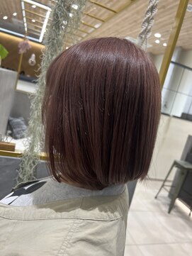 アース 綱島店(HAIR&MAKE EARTH) 透明感カラー★ダブルカラーブリーチピンクブラウン
