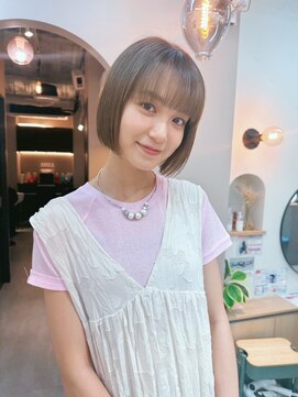 シビバイレボ(CIBI by revo) 地毛風カラー/ナチュラルレイヤーカット/ショートボブ[船橋]