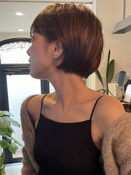 トリコ 柏(tricot) 大人可愛い/切りっぱなしボブ/大人ショート/小顔似合わせカット