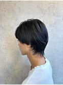 【メンズウルフカット】