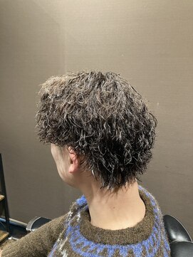 ヒロギンザ 六本木店(HIRO GINZA) マッシュウルフ×縦落ちツイスパ