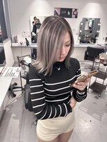 キング(K!ng) 縮毛矯正髪質改善ハイライトレイヤーカット枚方美容室エクステ