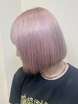 ラック 表参道(LUCK)&nbsp;ペールピンクのボブ