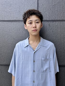 ヒュージ 表参道(huge) スパイキーショート/ニュアンスパーマ/ショートカット/眉毛