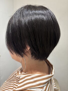 美容室 スタジアム(Stadium) ハンサムショート 前下がりショート グラボブ