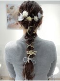 a141 成人式ヘアセット卒業式ヘアセット着付け振袖袴