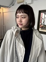 ボウ(BOW)&nbsp;ショートバングボブ　[ショート/ボブ/レイヤー/顔まわり/パーマ]