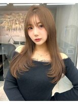 ロンド マーレ 天神大名店(Lond mare)&nbsp;大人ガーリー/ミディアムレイヤーカット/似合わせカット