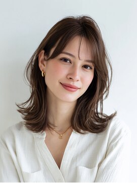 e.m.a プレミアムビューティーサロン 栄駅店(e.m.a PREMIUM BEAUTY SALON) レイヤーカット/イメチェン/外ハネボブ/美髪/ワイドバング/髪型