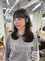 シー 自由が丘(sii.)&nbsp;エアリーミディアムレイヤー/小顔レイヤーカット