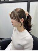 顔周りカット