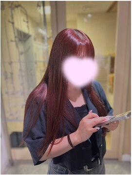 グロウ 渋谷(grow) 艶ピンクブラウンカラー