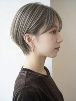 ゲイン(Gain) ショートカットx白髪ぼかしx髪質改善x縮毛矯正xダブルカラー