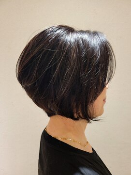 松本平太郎美容室 国立店 40代50代60代×グラデーションボブ×イノアカラー×ハイライト