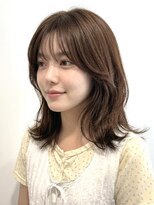 ヘアースタジオ ゼン カロン(Hair studio Zen kalon)&nbsp;ひし形レイヤーボブヨシンモリ/アッシュベージュ/30代/40代/50代