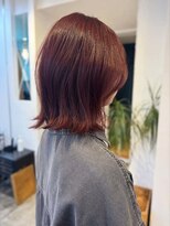 クラフト ヘア デザイン(CRAFT HAIR DESIGN) 【CRAFT渡邉】くびれレイヤーボブ / カシスブラウン