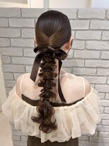 スイ(sui)&nbsp;名古屋駅参列ヘアセット／タイトあみおろし♪
