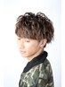 メンズに人気☆カット+パーマ+眉カット+TOKIOトリートメント