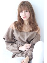 オーロ 武庫之荘店(ORO) 抜け感たっぷりの大人なミルクティーフェザーロング