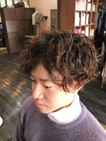 ヘアショップジャマー(Hair shop JAMMER) センターパート スパイラルマッシュ