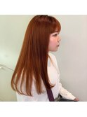 艶髪★アプリコットオレンジ