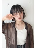 [riganuts赤羽店]インナーカラー×ナチュラルボブ