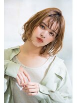 ネオリーブリタ たまプラーザ店(Neolive rita)&nbsp;くせ毛風無造作カール×丸みショートロブ