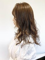 ジュジュル 稲毛本店(jujur)&nbsp;透明感カラー/ロング/カーキグレージュ/大人かわいい【稲毛】