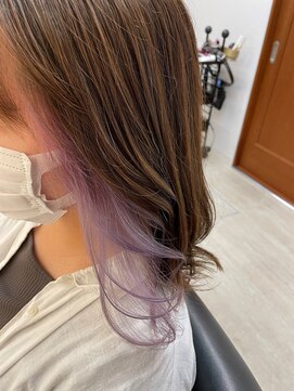 レーヴ(Reve) 【インナーカラー】ヴァイオレットシルバー