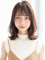 小顔カットこなれミディケアカラー20代30代40代ネビージュ